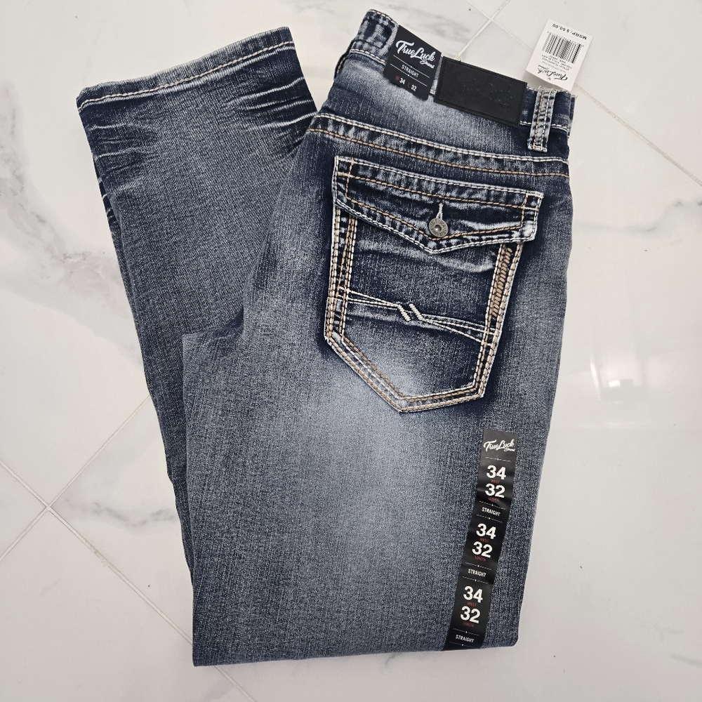 True Luck 34×32 Staight Stretch